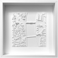 3D Stadtkarte von Köln - Miniatur Wandkunst