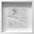 3D Stadtkarte von London - Miniatur Wandkunst