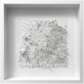 3D Stadtkarte von New York - Miniatur Wandkunst